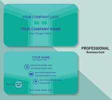 Professional Business Card Design for personal and corporate use. vector