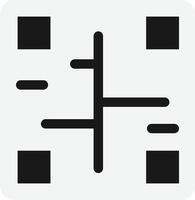 QR Code Scan Work vector