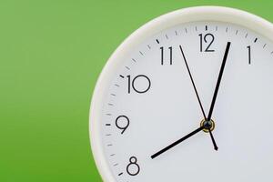 Alarm clock. Studio photo, time concept and working with precious time. photo