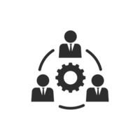 Collaboration Icon Teamwork vector