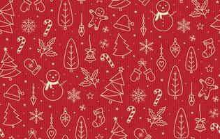 Christmas backgrounds, seamless pattern, christmas wrapping paper concept vector