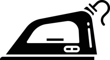 Iron solid glyph illustration vector