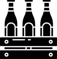 bar solid glyph illustration vector