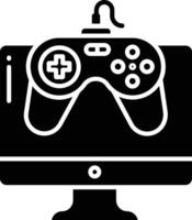 Game Development solid glyph illustration vector