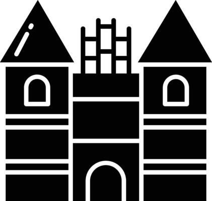 Holsten Tor solid glyph illustration
