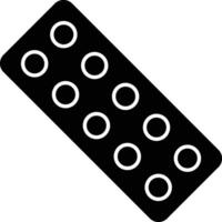 tablet sheet solid glyph illustration vector