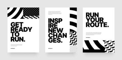 layout template design for run, championship or sports event. Poster design with abstract running track on stadium with lane. Design for flyer, poster, cover, brochure, banner or any layout. vector