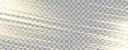Speed rays, velocity light neon flow, zoom in motion effect, gold glow speed lines, colorful light trails, stripes. vector