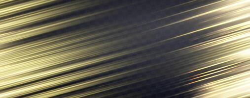 Speed rays, velocity light neon flow, zoom in motion effect, gold glow speed lines, colorful light trails, stripes. vector