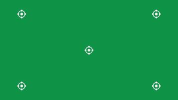 Green screen background, VFX motion tracking markers. Art design green screen backdrop template. vector