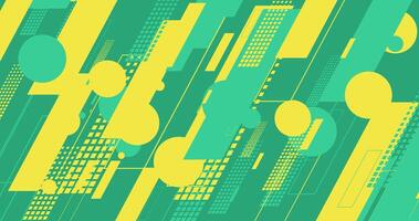 green yellow background with geometric shape vector