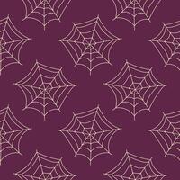 Halloween Seamless Patterns for Background, Digital Paper With Web vector