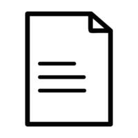 Document icon on white background vector