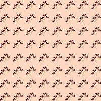 Flat flower seamless pattern with wild flowers on pink background. Floral textile pattern, packaging design. Ditsy style background of small flowers. vector