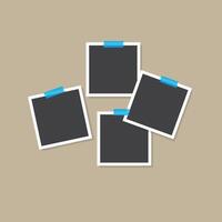 Set of photo frame to make your collages eye catching vector