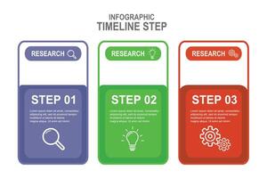 infographic timeline step 4 steps for business, information and illustration style images vector