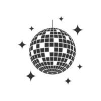 Checkered globe. 3D sphere icon. Orbit model, spherical shape. Ball with black and white squered pattern. Circle chessboard figure. Optical illusion. vector