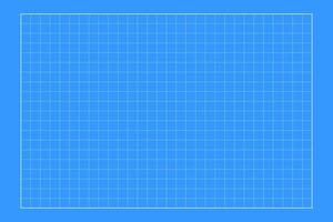 Blueprint grid background. Checkered blank template for cutting mat, office work, mechanics scheme, drawing, drafting, plotting, engineering or architecting measuring vector