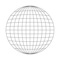 Globe icon. Earth planet sphere sign. Symbol of global social problems, people connecting, travelling, all around world delivery. vector