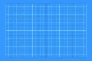 Blueprint grid background. Checkered blank template for cutting mat, office work, mechanics scheme, drawing, drafting, plotting, engineering or architecting measuring. vector