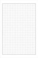 Paper grid texture. Notebook page template. Checkered worksheet for education, office work, memos, drafting, plotting, engineering or architecting measuring, cutting mat. vector