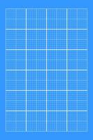 Blueprint grid background. Checkered blank template for cutting mat, office work, mechanics scheme, drawing, drafting, plotting, engineering or architecting measuring. vector