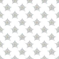 Seamless pattern with cute stars doodle for decorative print, wrapping paper, greeting cards, wallpaper and fabric vector