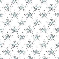 Seamless pattern with cute stars doodle for decorative print, wrapping paper, greeting cards, wallpaper and fabric vector