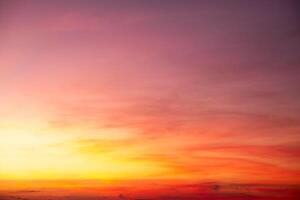 Beautiful , luxury soft gradient orange gold clouds and sunlight on the blue sky perfect for the background, take in everning,Twilight, Large size, high definition landscape photo