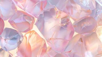 Abstract Background with PastelColored Crystal Texture, Ideal for Interior Design, Wall Art, and Digital Projects photo
