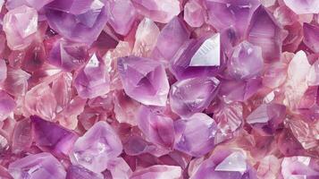 Purple Amethyst Crystals Background, Vibrant Geode Pattern for Design and Print Projects photo
