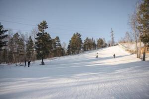 Krasnoyarsk, eastern entrance of the Pillars National Park photo