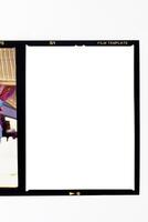 Medium format color film frame.With white space.text space. photo