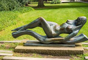 Podebrady- Czech- 27 July 2024. famous kolonada park in SPA historical town photo