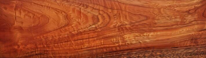Smooth and richly hued, sapele wood grain showcases interlocking patterns with a lustrous finish photo