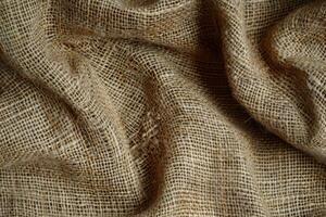 A burlap texture background offers a rustic and natural feel photo