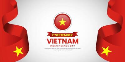 Vietnam independence day illustration design vector