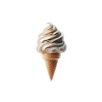 photo of ice cream with a transparent background. It can be used as graphic design png