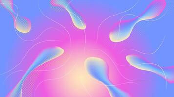 Abstract background with colorful shapes and lines suitable for graphic design projects, website backgrounds, social media posts, and wallpaper. vector
