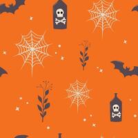 seamless pattern for Halloween. Abstract Illustration for print design vector