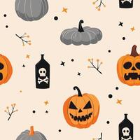 seamless pattern for Halloween. Abstract Illustration for print design vector