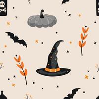 seamless pattern for Halloween. Abstract Illustration for print design vector
