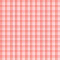 Gingham peach color pattern seamless. Illustration vector