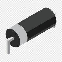 Diode electronic component. Diode icon. Isometric diode. Isometric electronic component. illustration vector