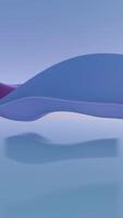 Waves of dynamic waveforms with 3D effects, creating a visually rhythmic and harmonious composition video
