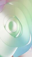 Waves of dynamic waveforms with 3D effects, creating a visually rhythmic and harmonious composition video