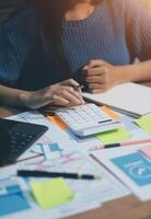 The designer team is designing the uxui system to make the uxui system work well on new phones and support system updates. Website development concept UI UX front end designer photo