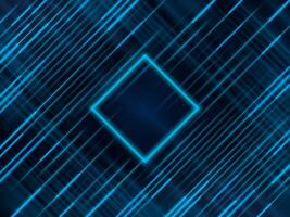 Abstract futuristic neon light background. Neon Light lines moving to lighting glow. Abstract Diagonal lines with glowing light rays vector