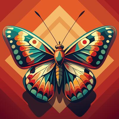 Colorful Butterfly design