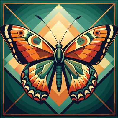 Colorful Butterfly design